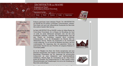 Desktop Screenshot of maori-architektur.de