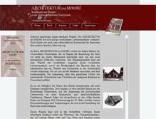 Tablet Screenshot of maori-architektur.de